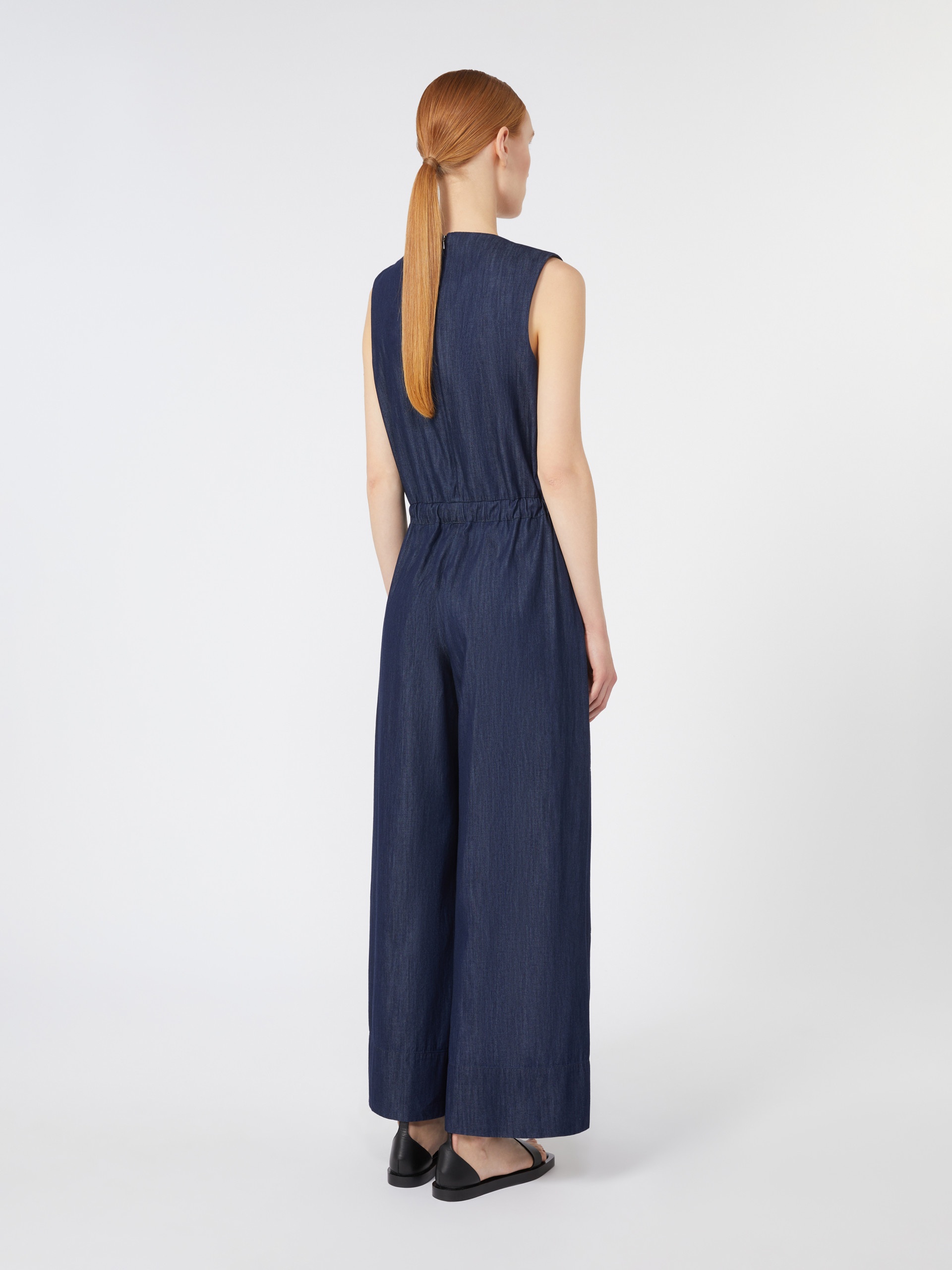 DENISE Cotton denim jumpsuit - 4