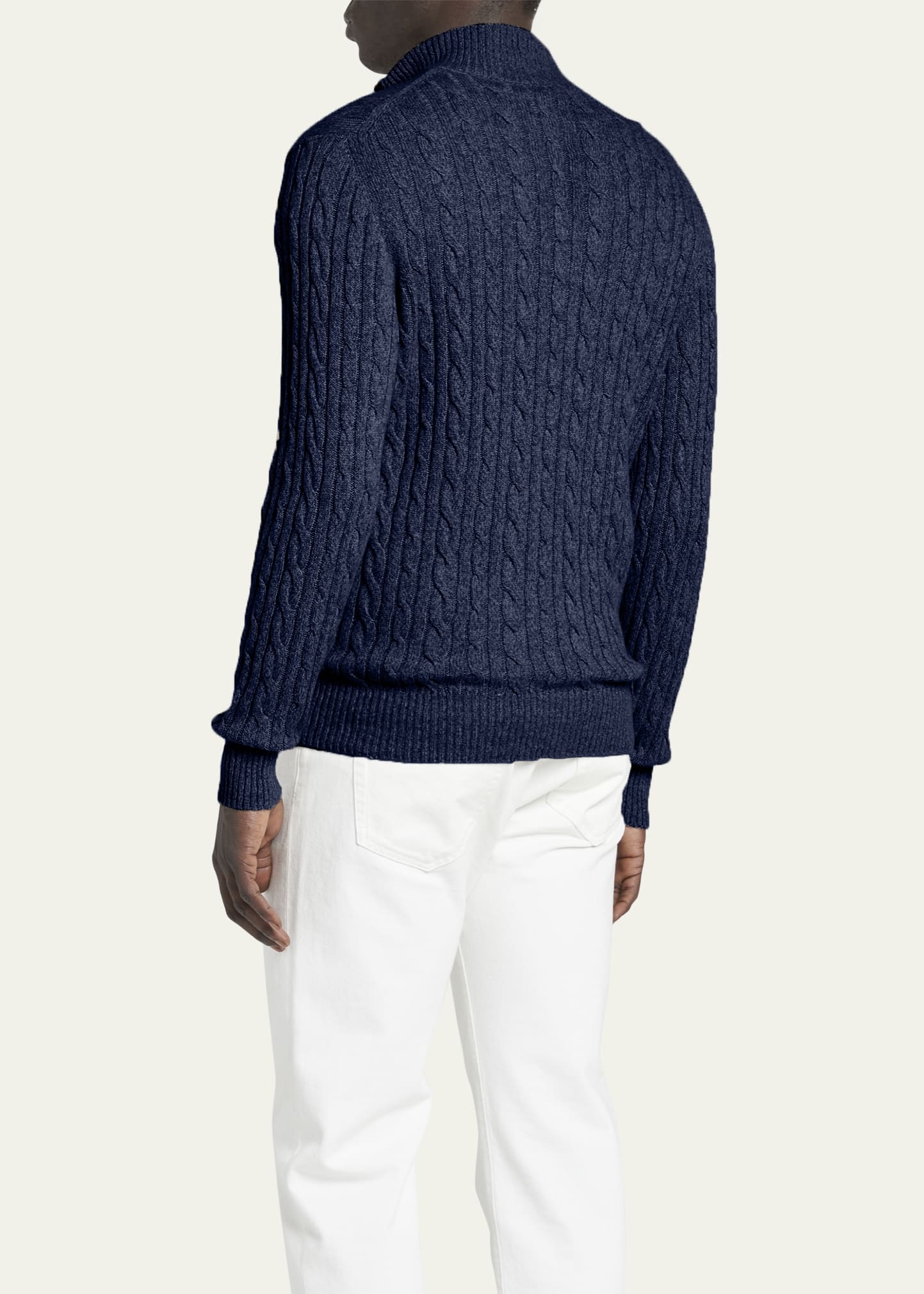 Cashmere Cable-Knit Sweater - 3