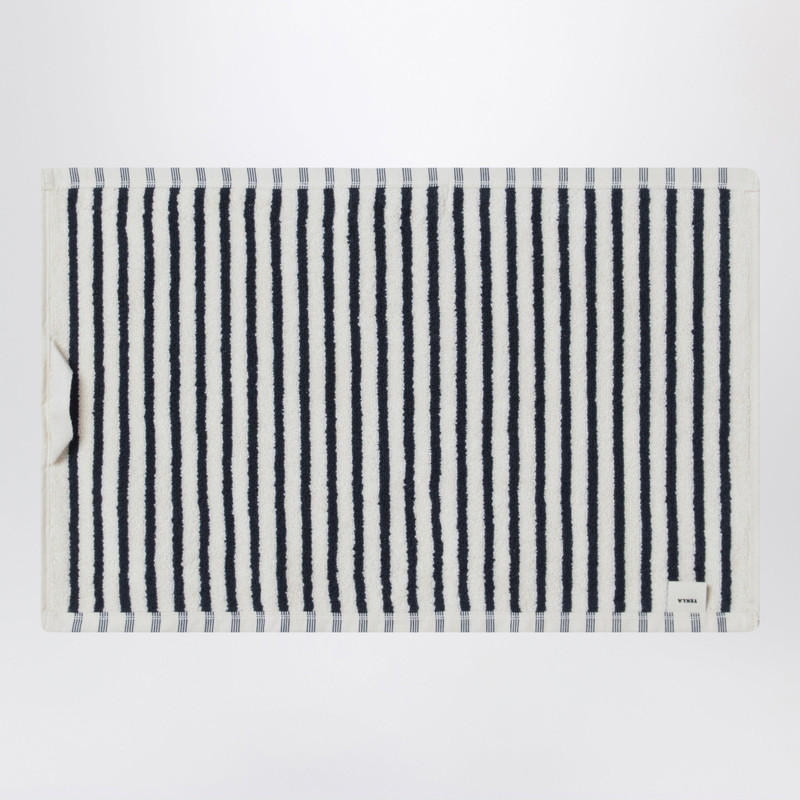 TEKLA White striped guest towel 30x50 outlook