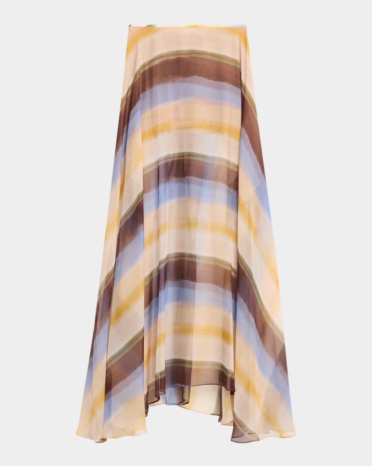 Keira Watercolor Stripe Maxi Skirt - 1