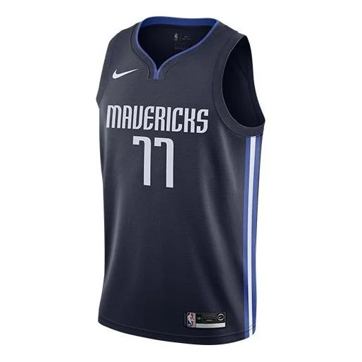 Nike NBA Swingman Jersey limited SW Fan Edition 2019-2020 Season Dallas Mavericks Basketball Vest Bl - 1