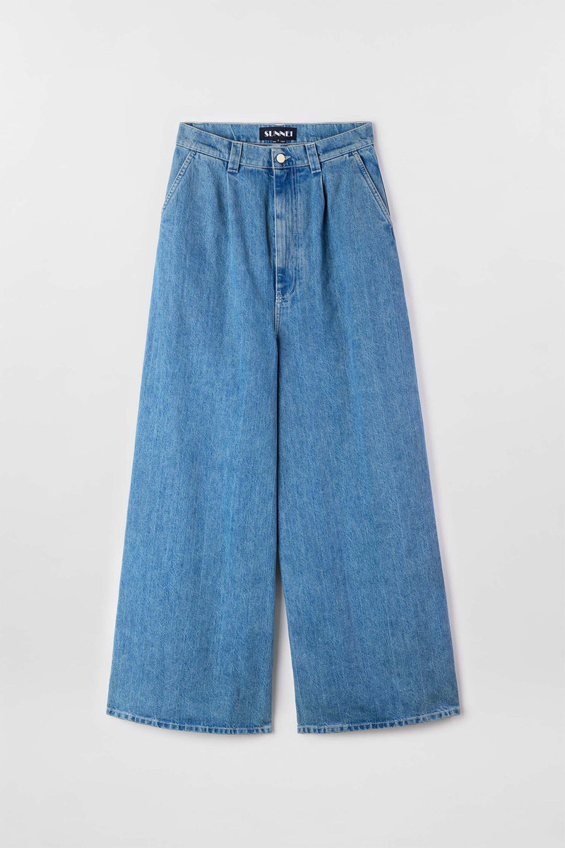EXTRA OVER PANTS / light washed denim 1