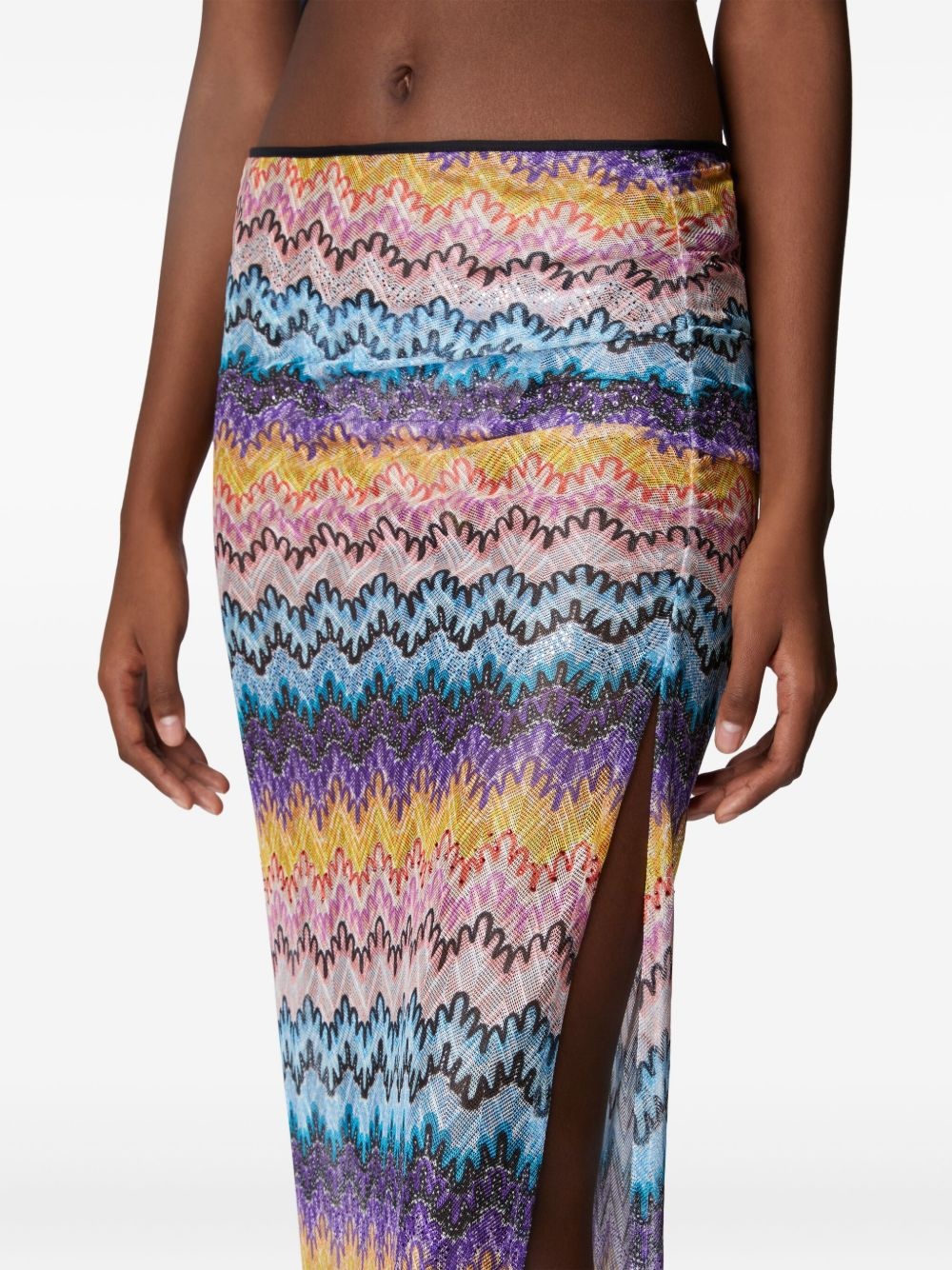 sheer maxi skirt - 4