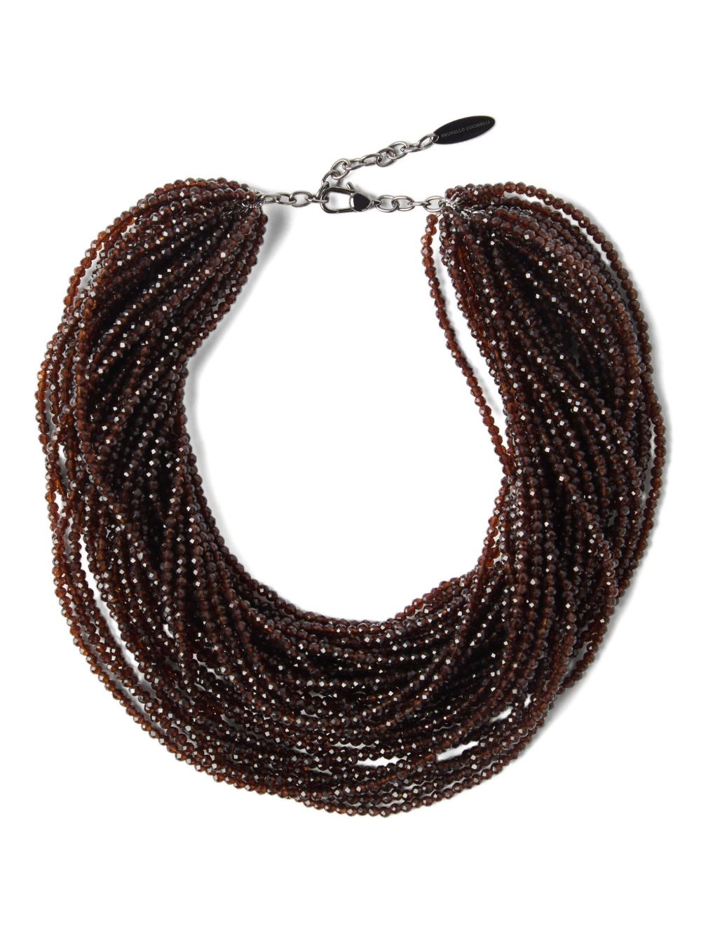 multi-strand beaded necklace - 5