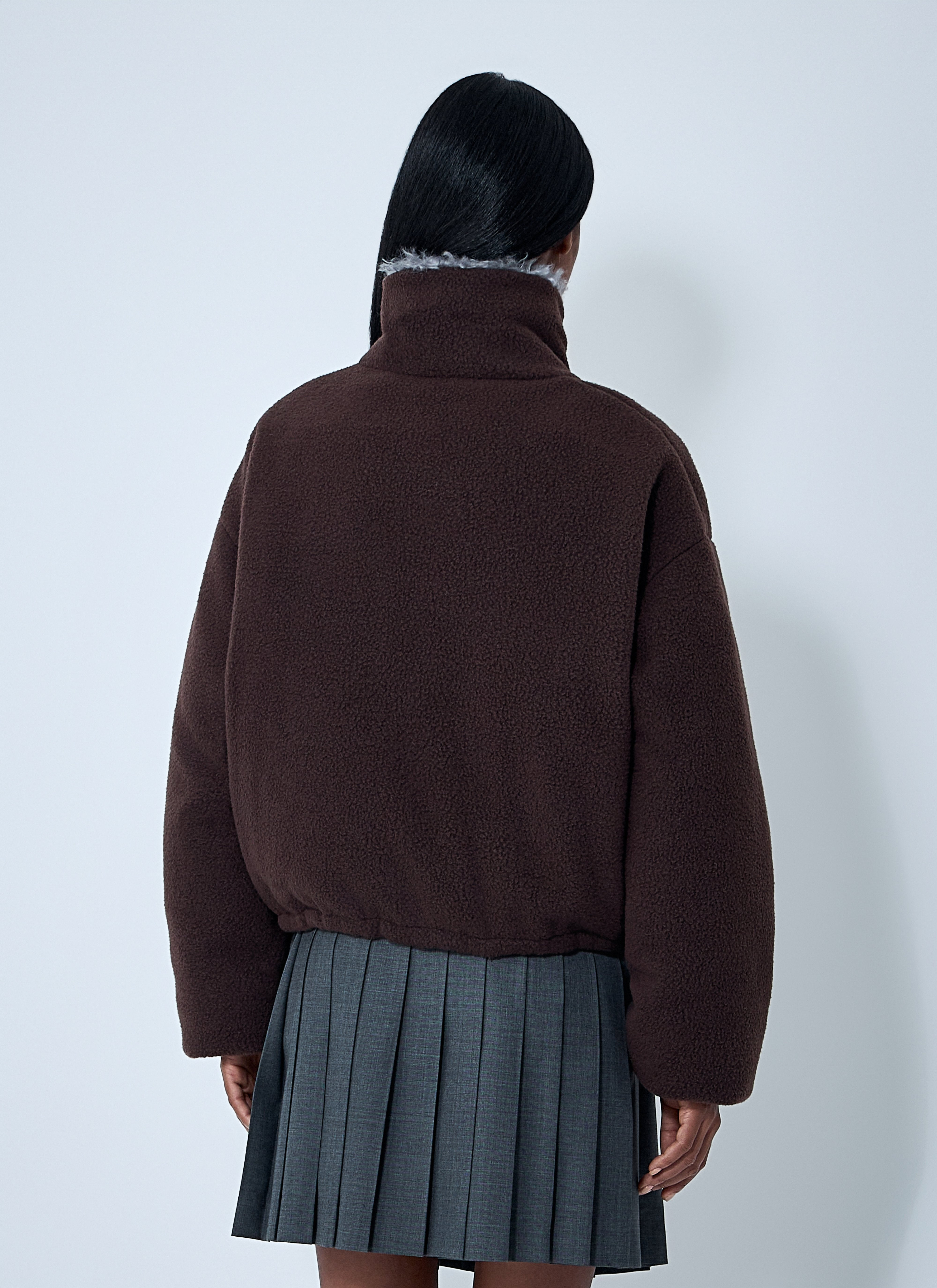 Miu Miu Women Zip-Up Fleece Jacket - 4