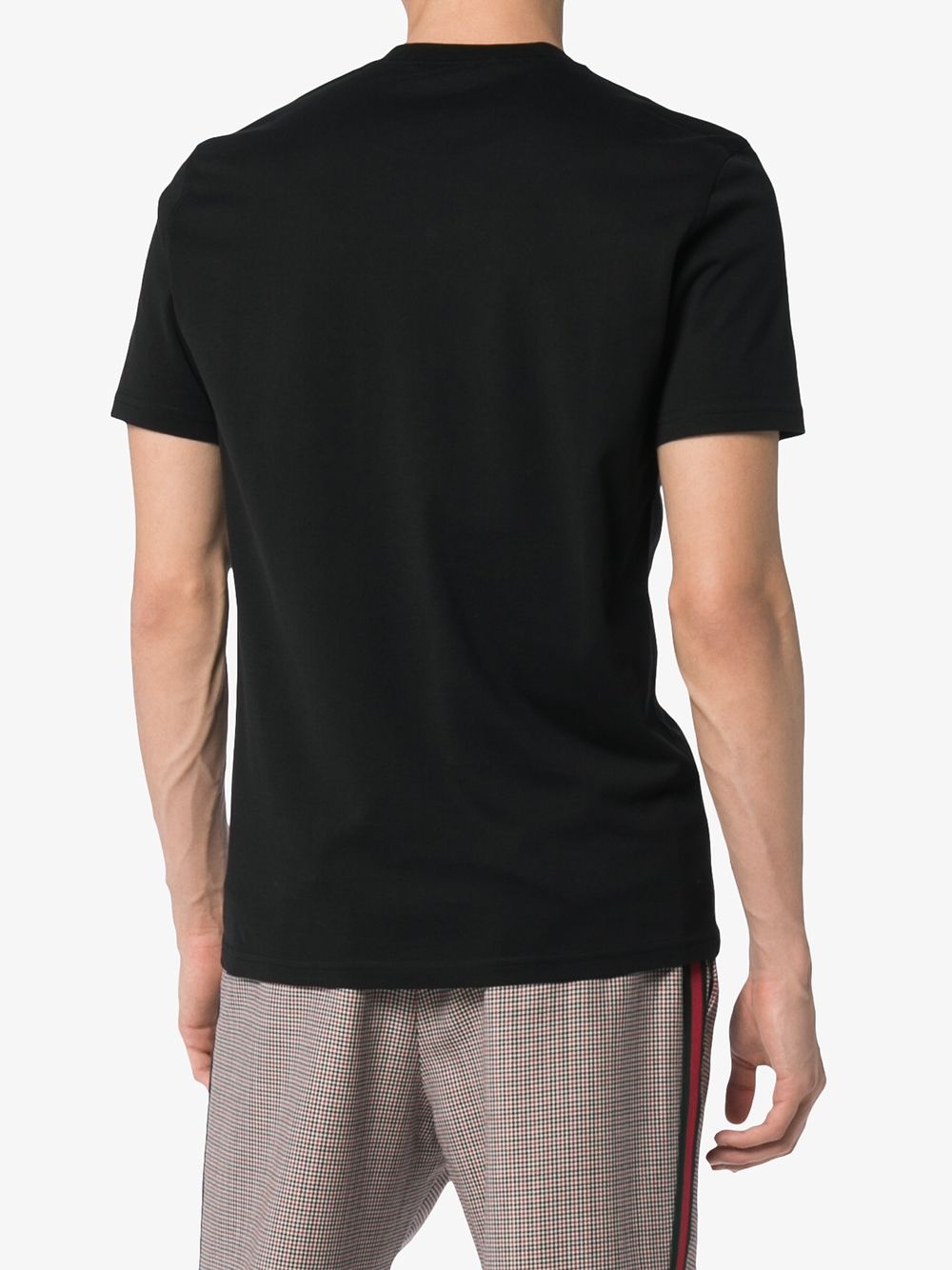 shark print cotton short sleeve t shirt - 4