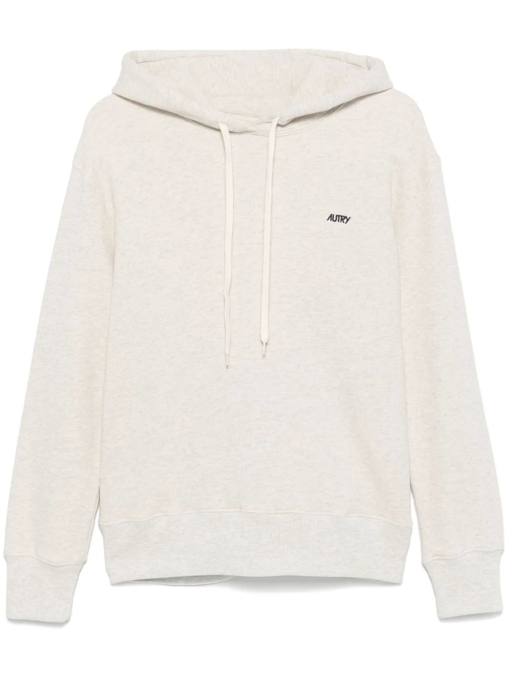 logo-embroidered hoodie - 1