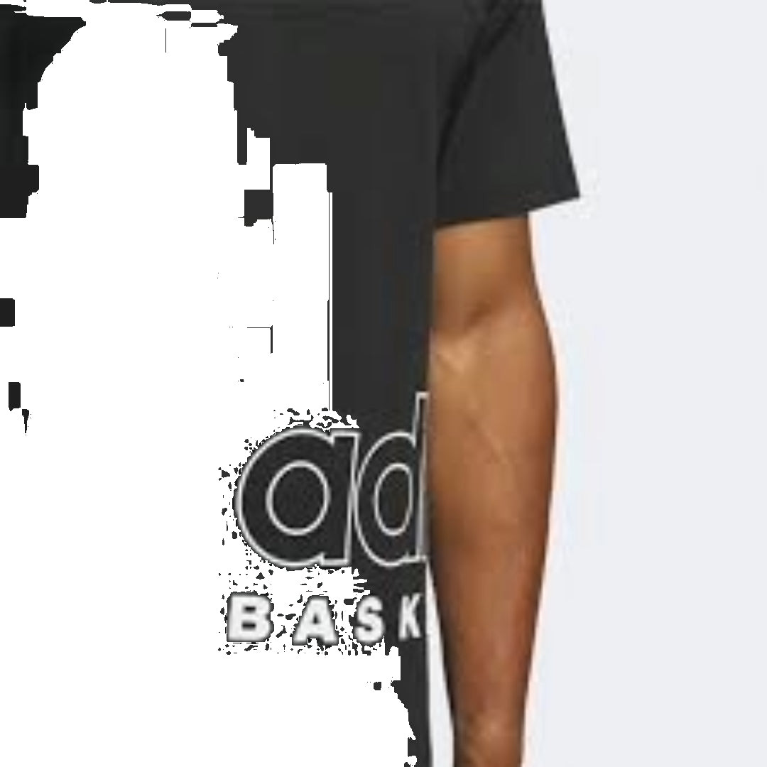 adidas Basketball Select T-Shirt Asia Sizing 'Black White' IR9267 - 3