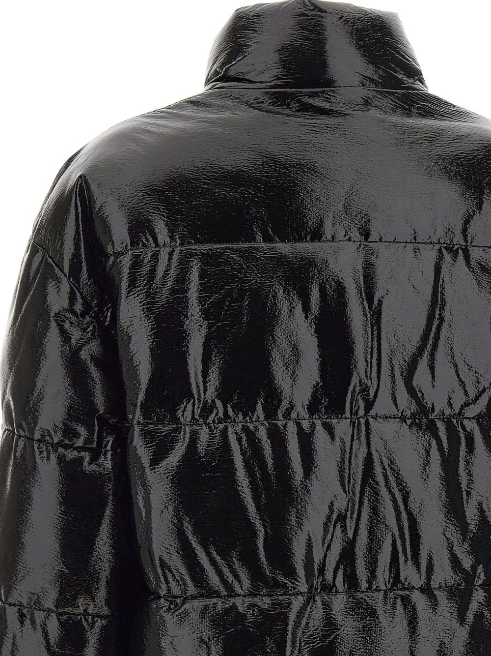 quilted stand-collar puffer jacket - 5