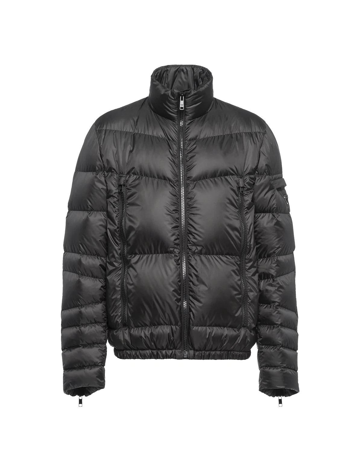 Technical eggshell fabric puffer jacket - 1