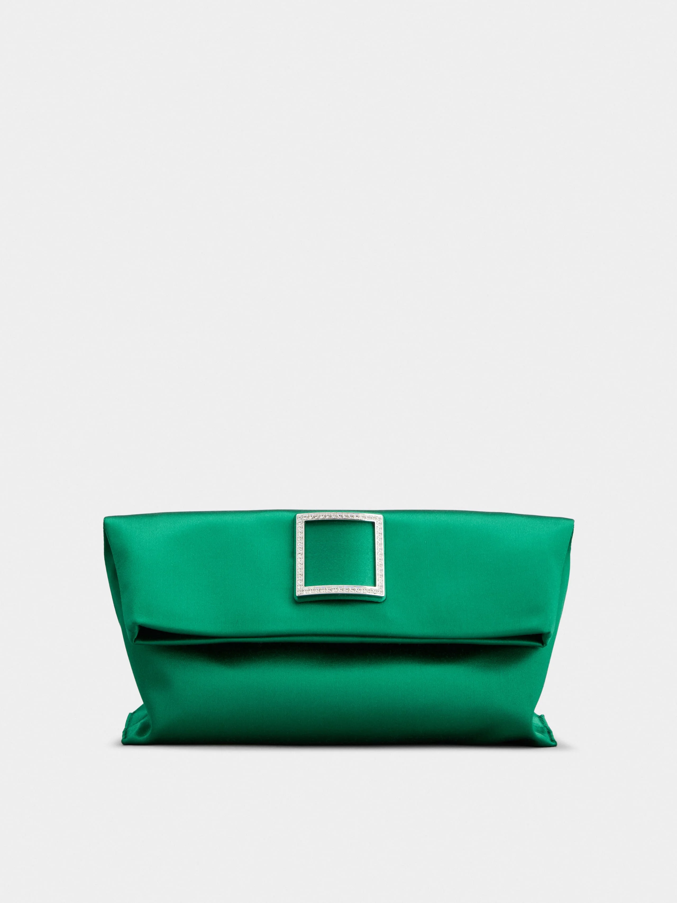 Trompette Clutch in satin - 1