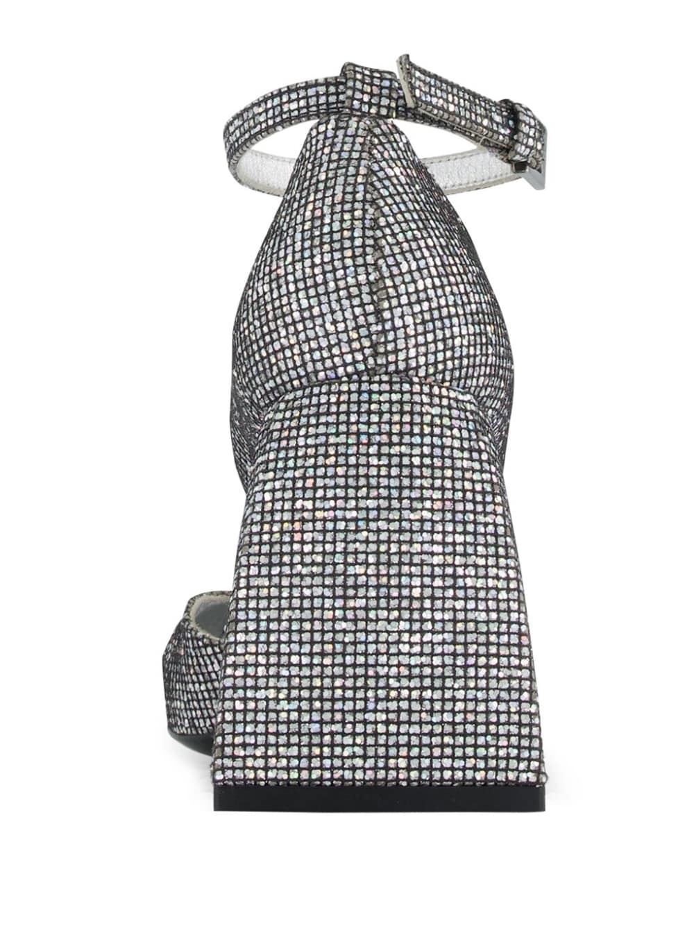 square-toe block-heel pumps - 3