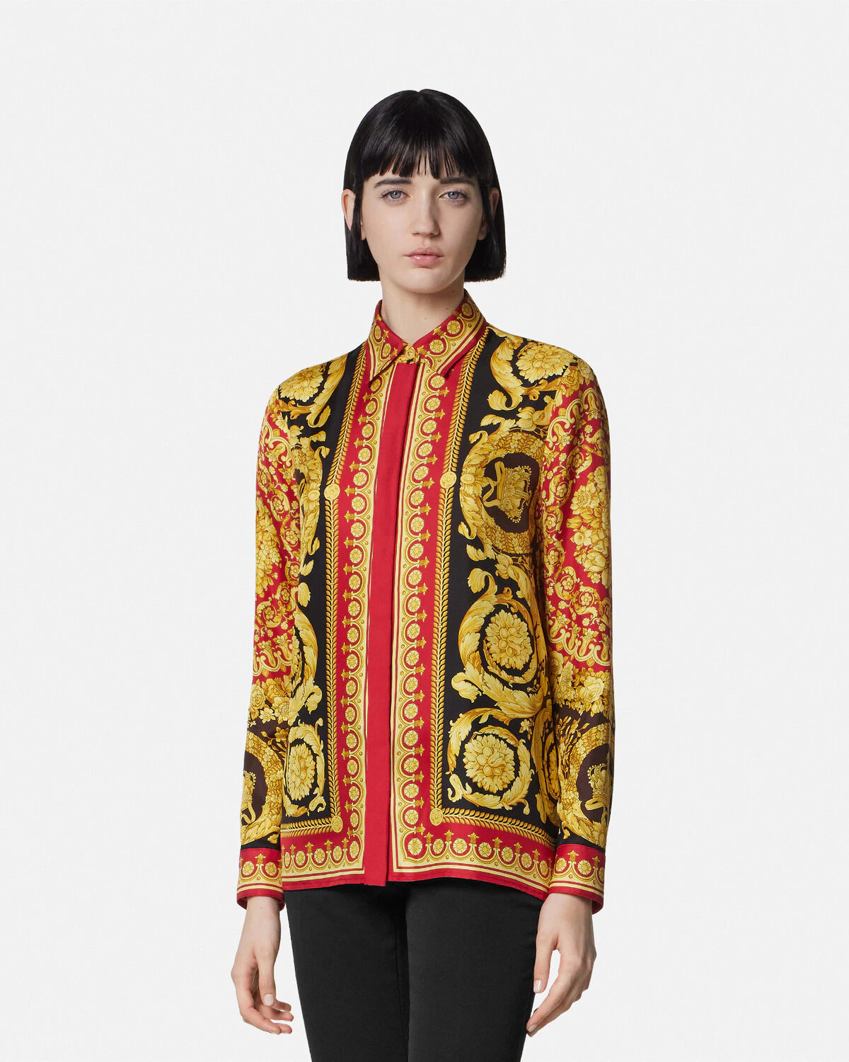 Barocco Silk Shirt - 4