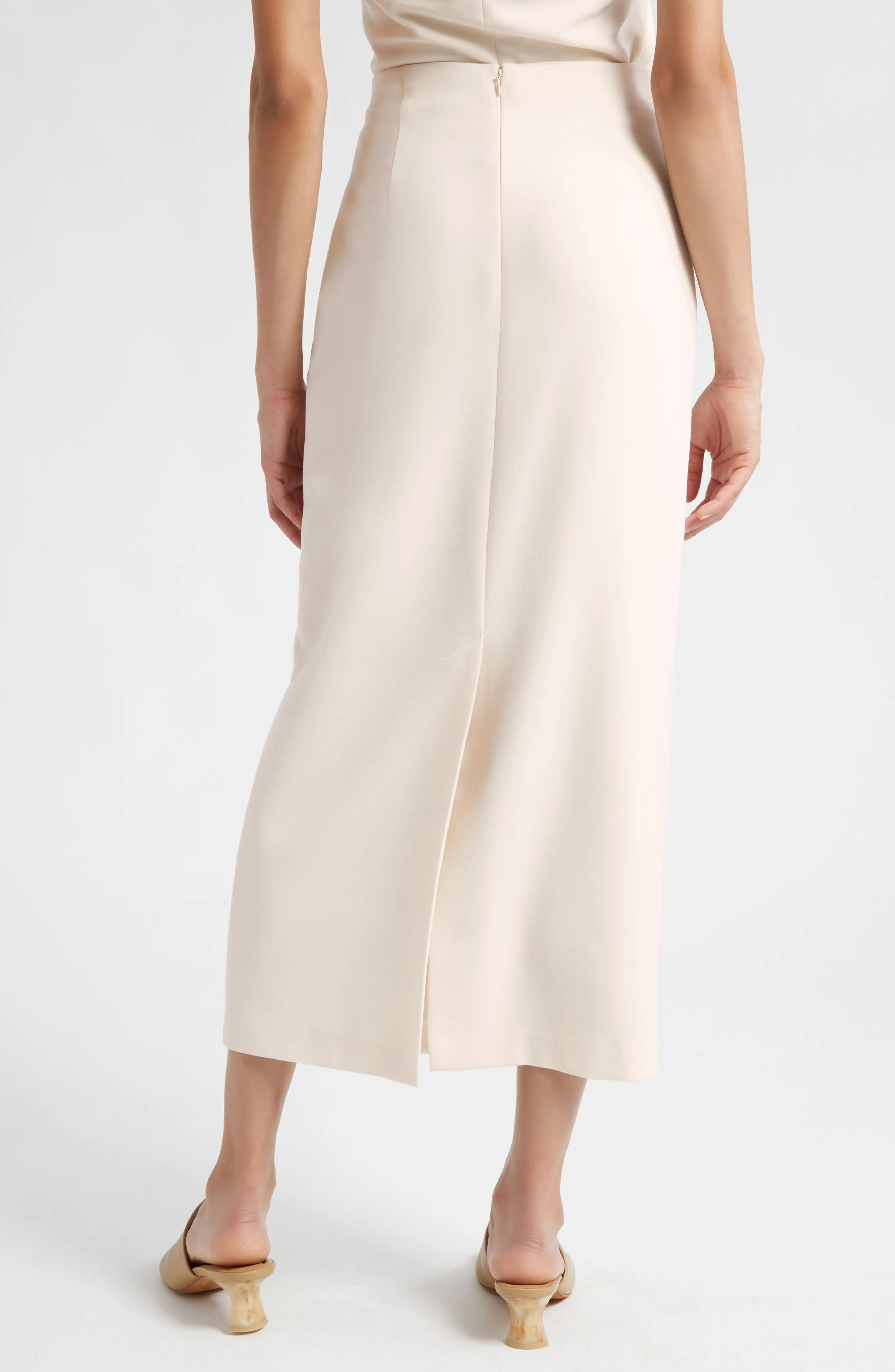 Lean Maxi Pencil Skirt - 3