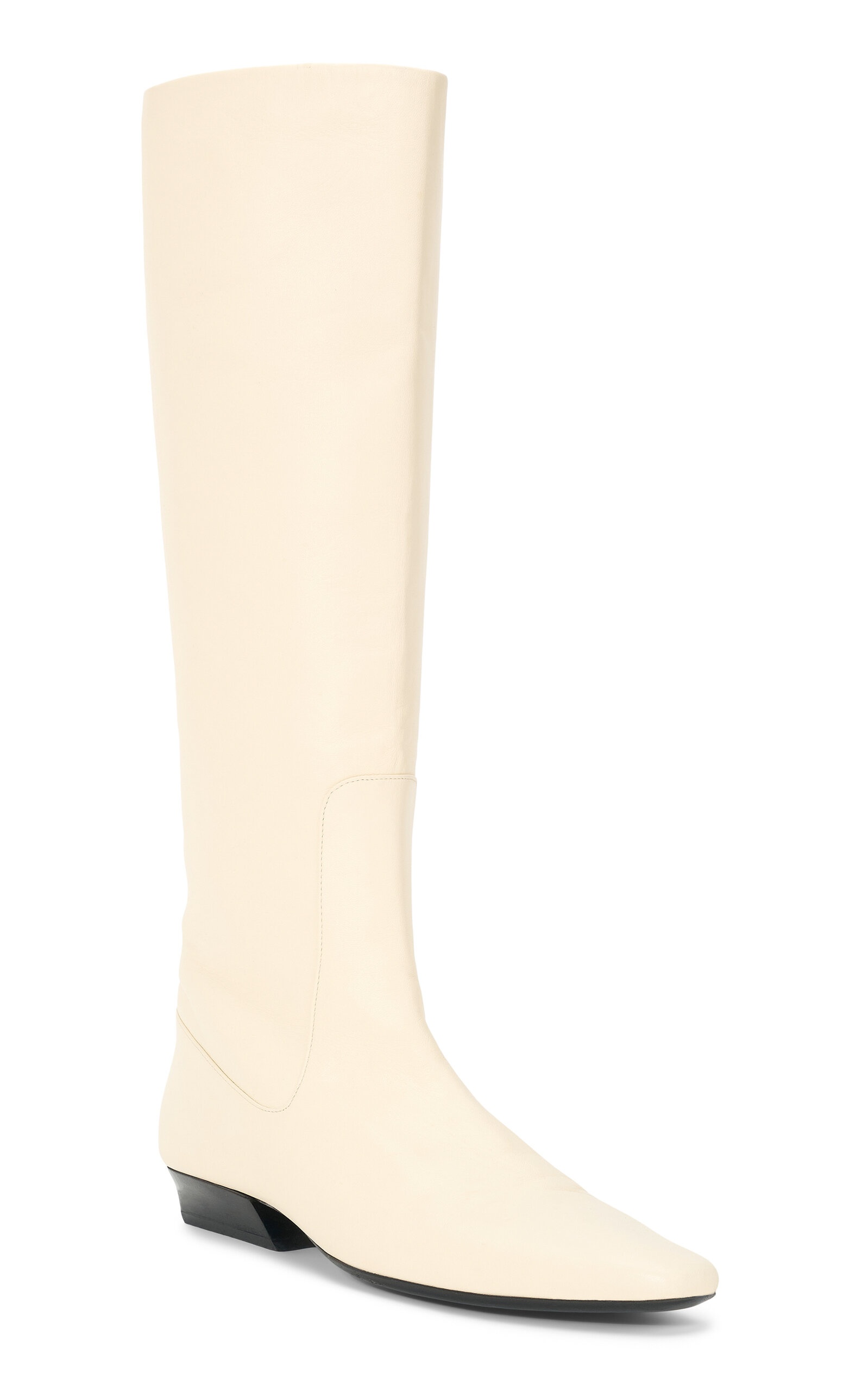 Wally Leather Knee Boots white - 2