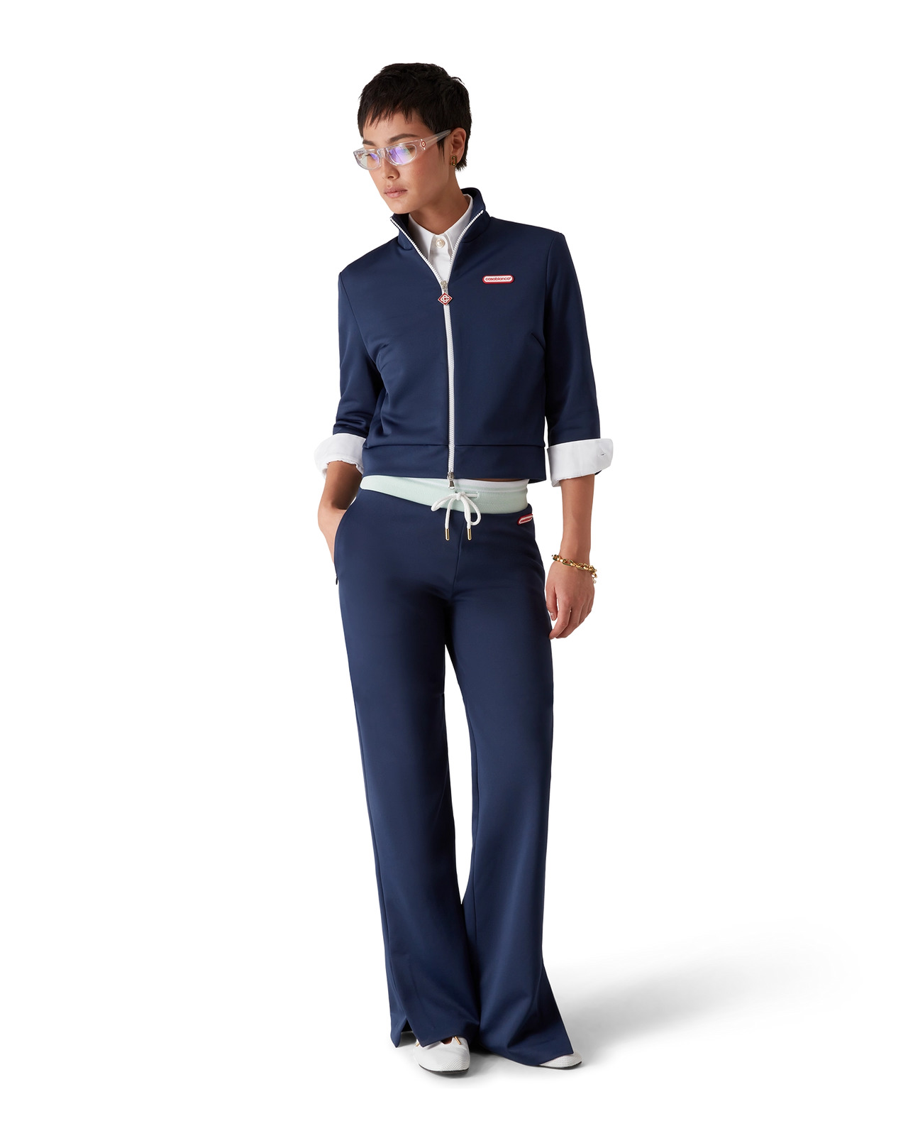 Tricot CroppedTrack Jacket | Casablanca Paris - 2