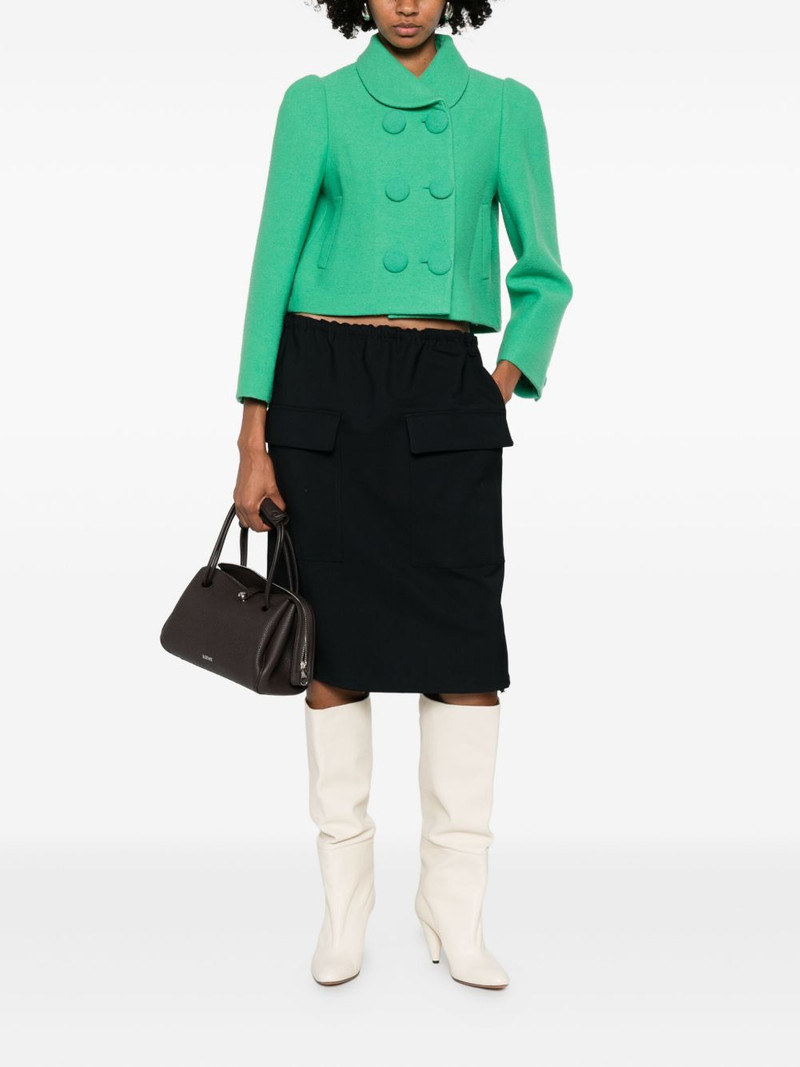 Plan C elasticated straight skirt outlook