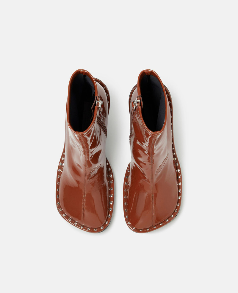 Ryder Lacquered Stiletto Ankle Boots 4