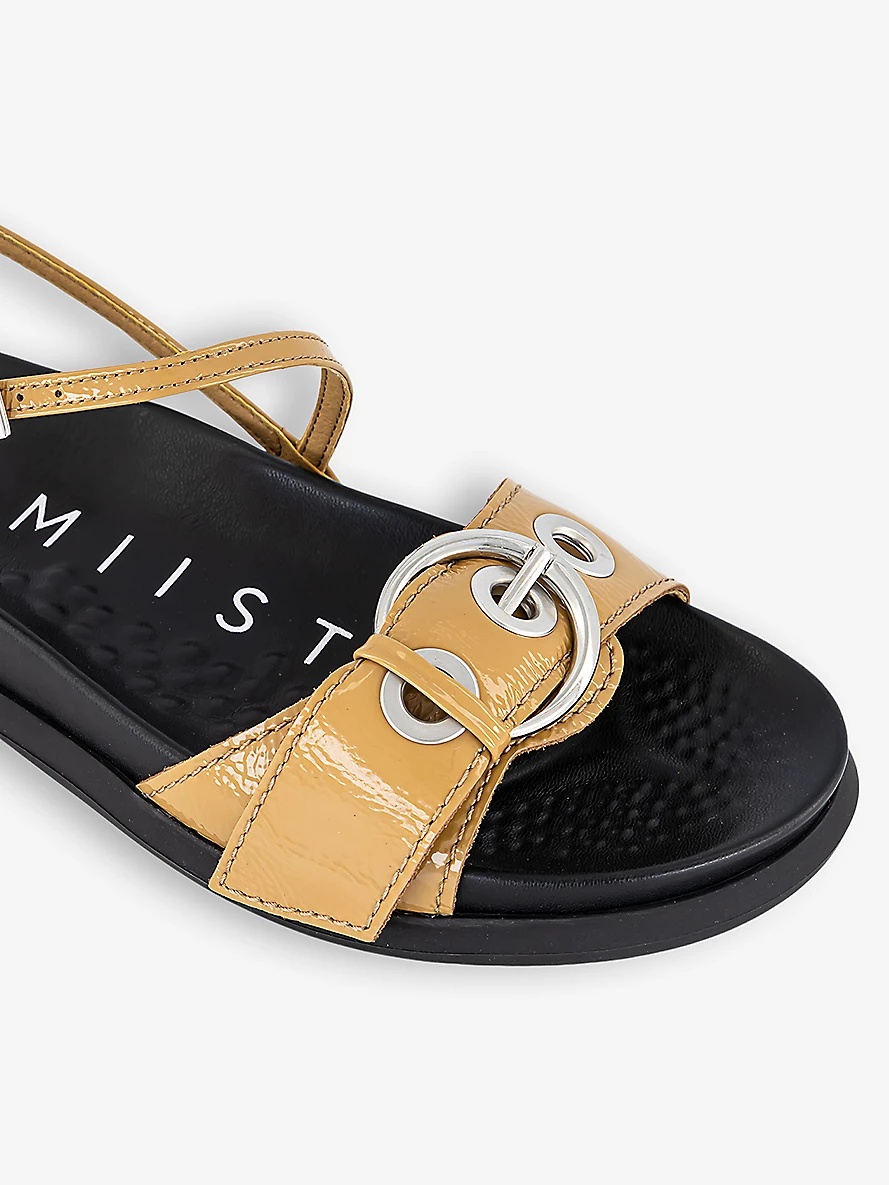 Silba eyelet-strap leather sandals - 5