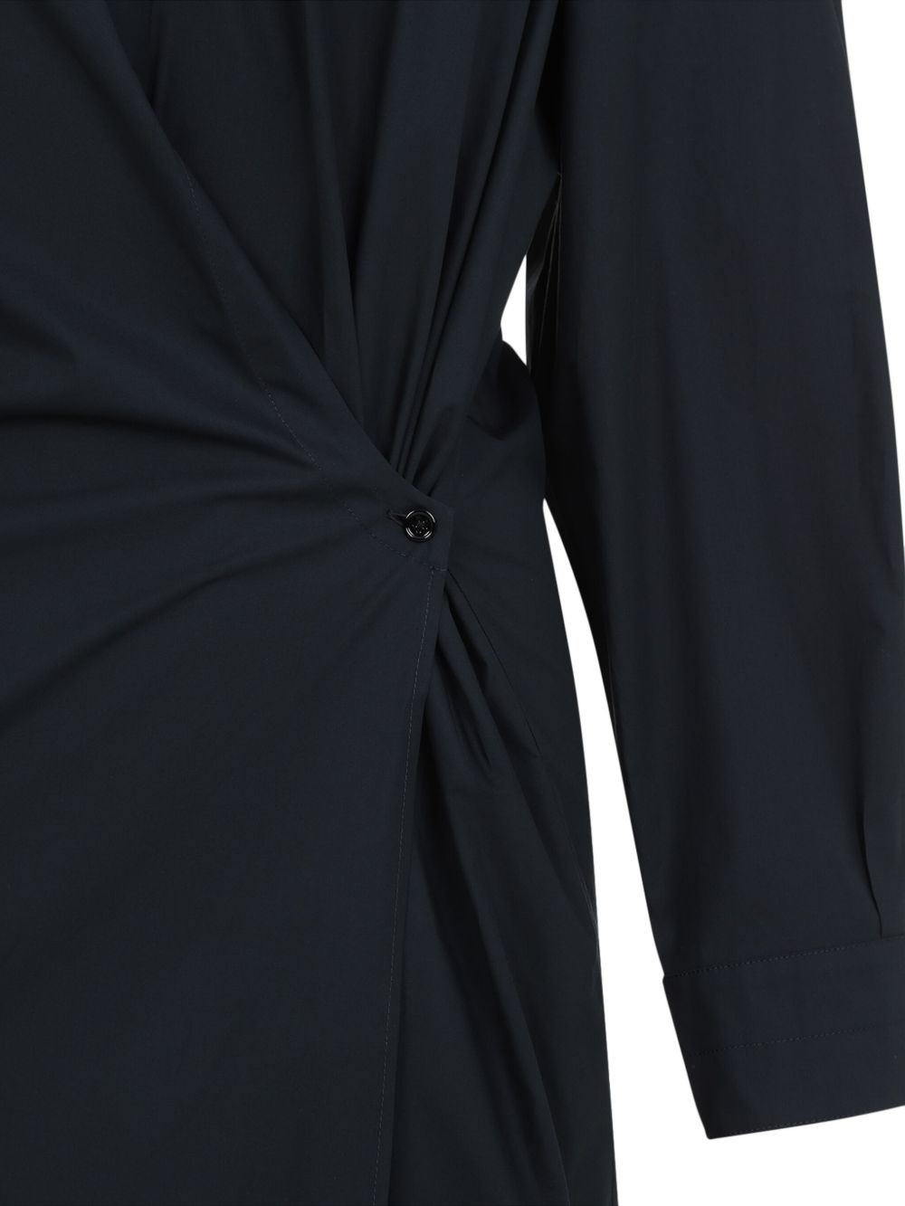 draped midi dress - 3