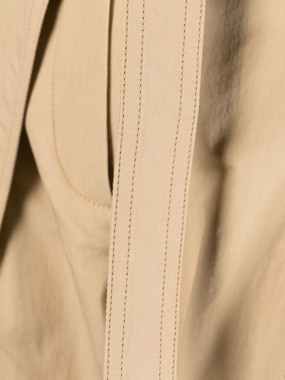 tied-waist cropped trousers - 7