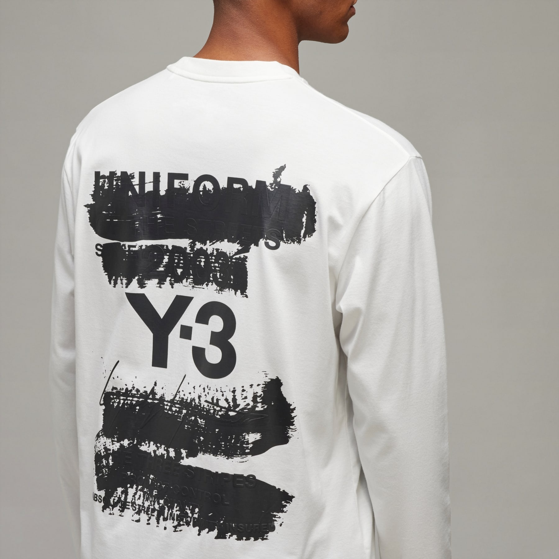 Y-3 Graphic Long Sleeve Tee - 8
