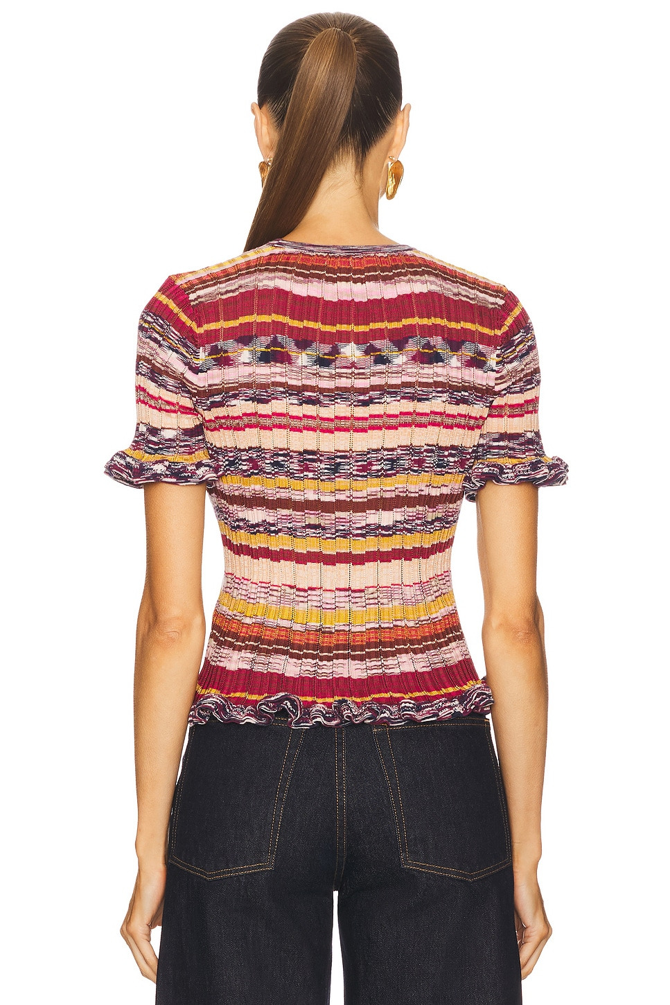 Miya Short Sleeve Knit Top - 3