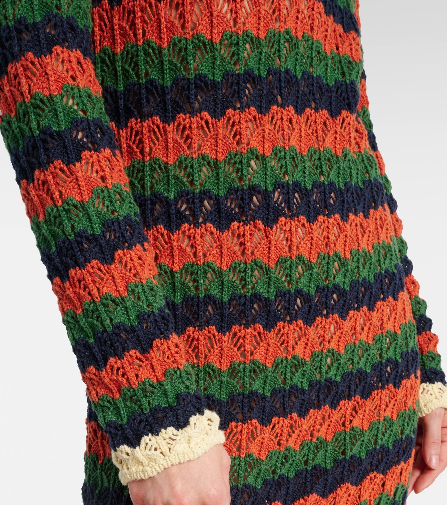 Perry crochet cotton polo dress - 5