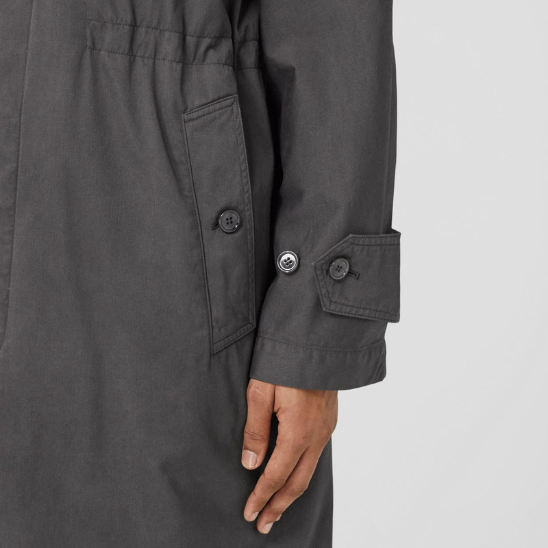 Cotton Twill Drawcord Car Coat 5