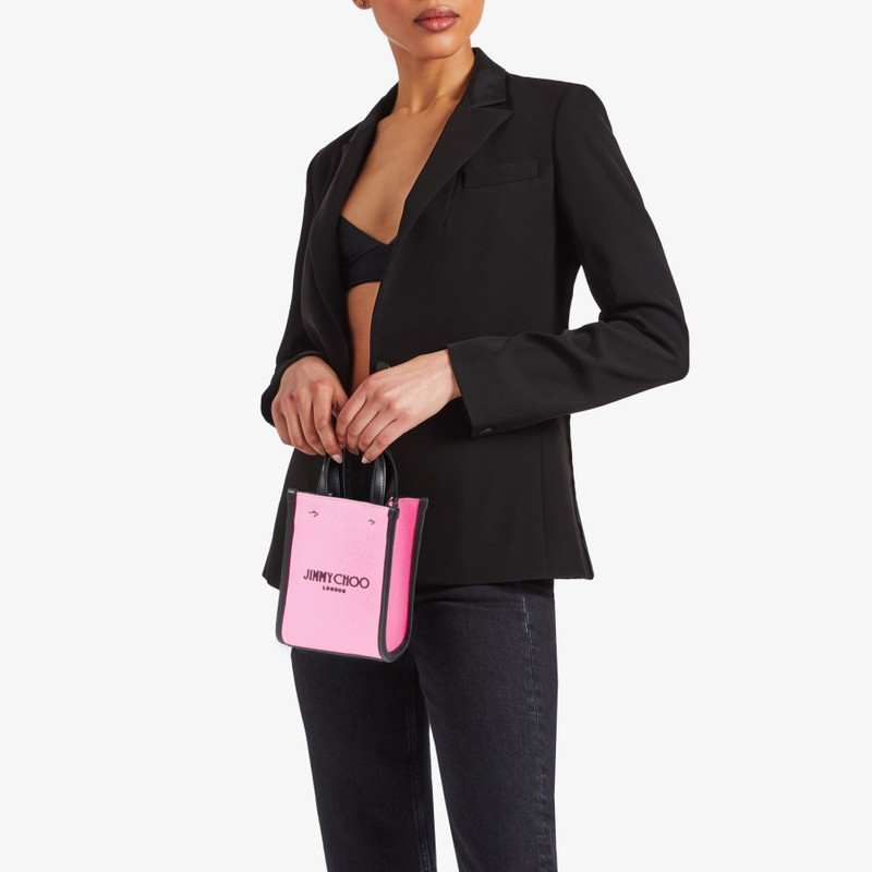 JIMMY CHOO Mini N/S Tote
Candy Pink Canvas Mini Tote Bag outlook