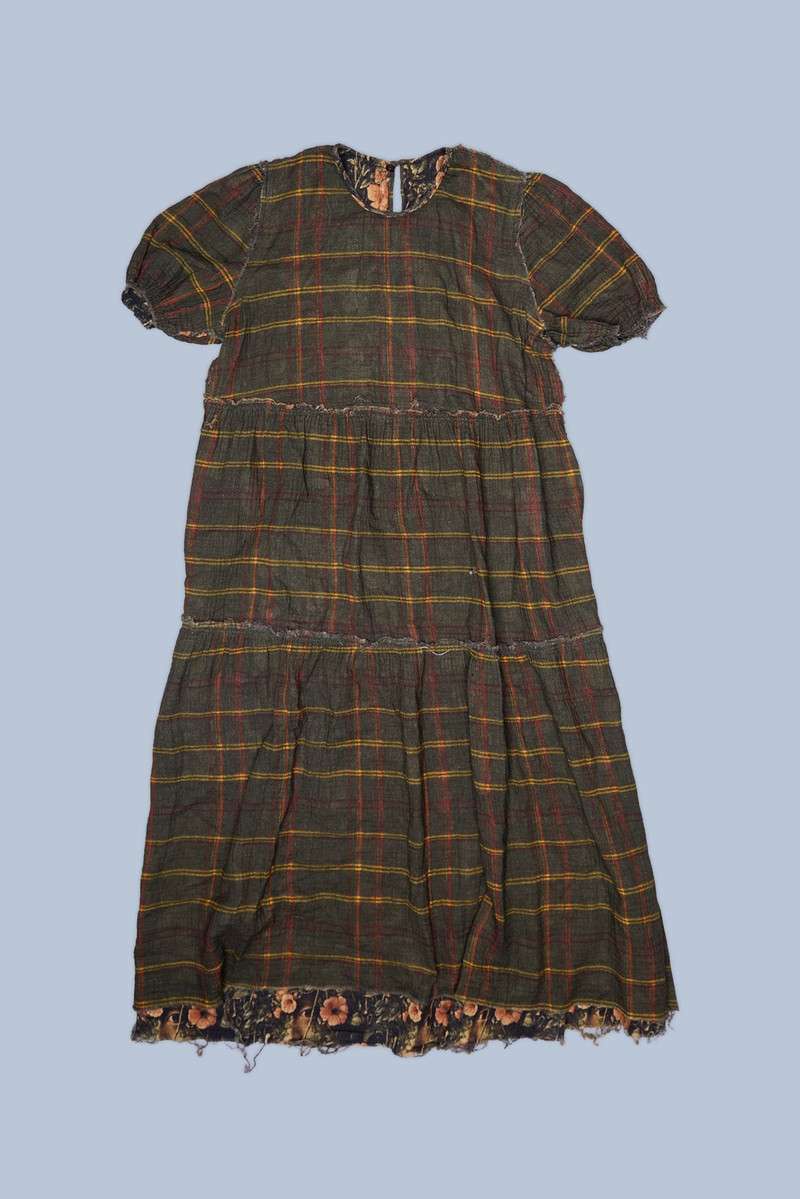 REVERSIBLE SHREDDED RELAXED MIDI 3
