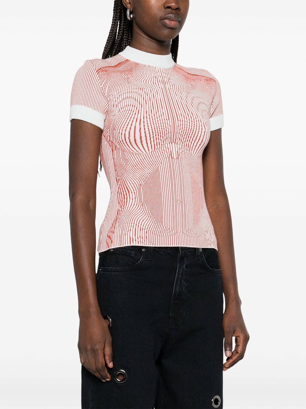 The Morphing Pinstripes T-shirt - 3