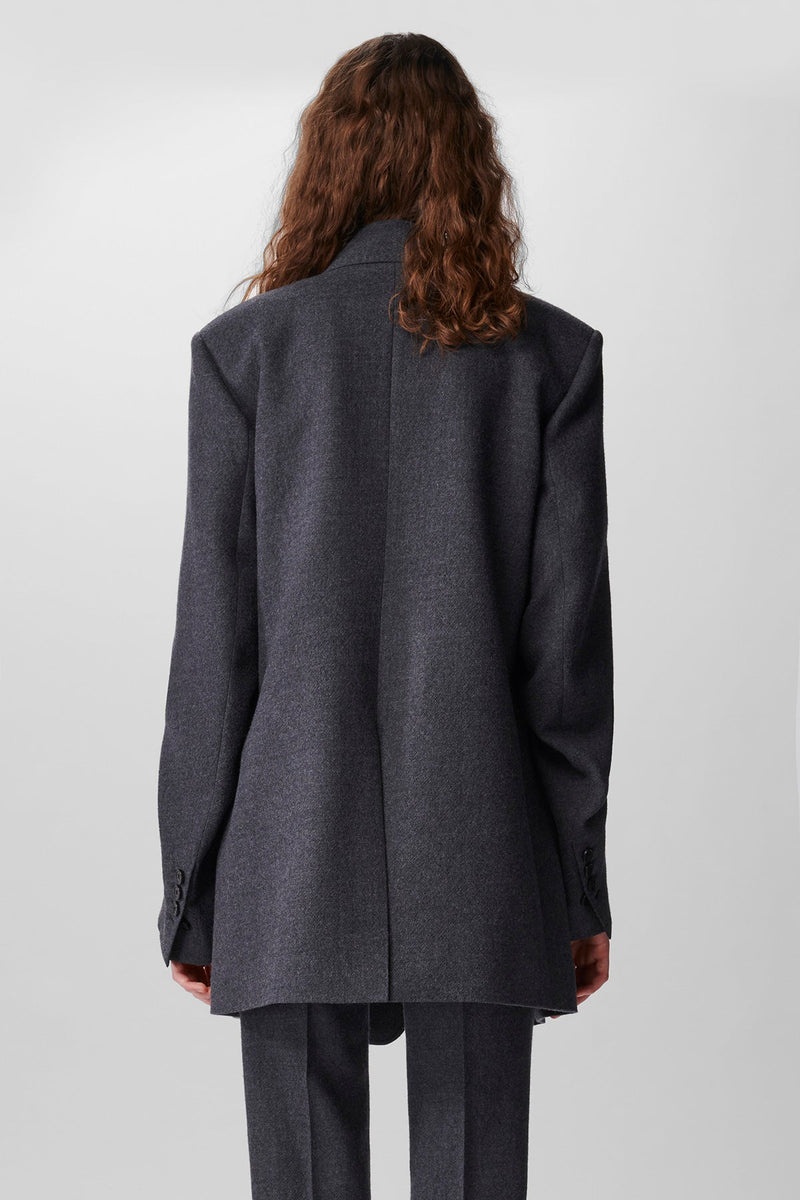 Agnes Slouchy Jacket Brushed Wool - 3