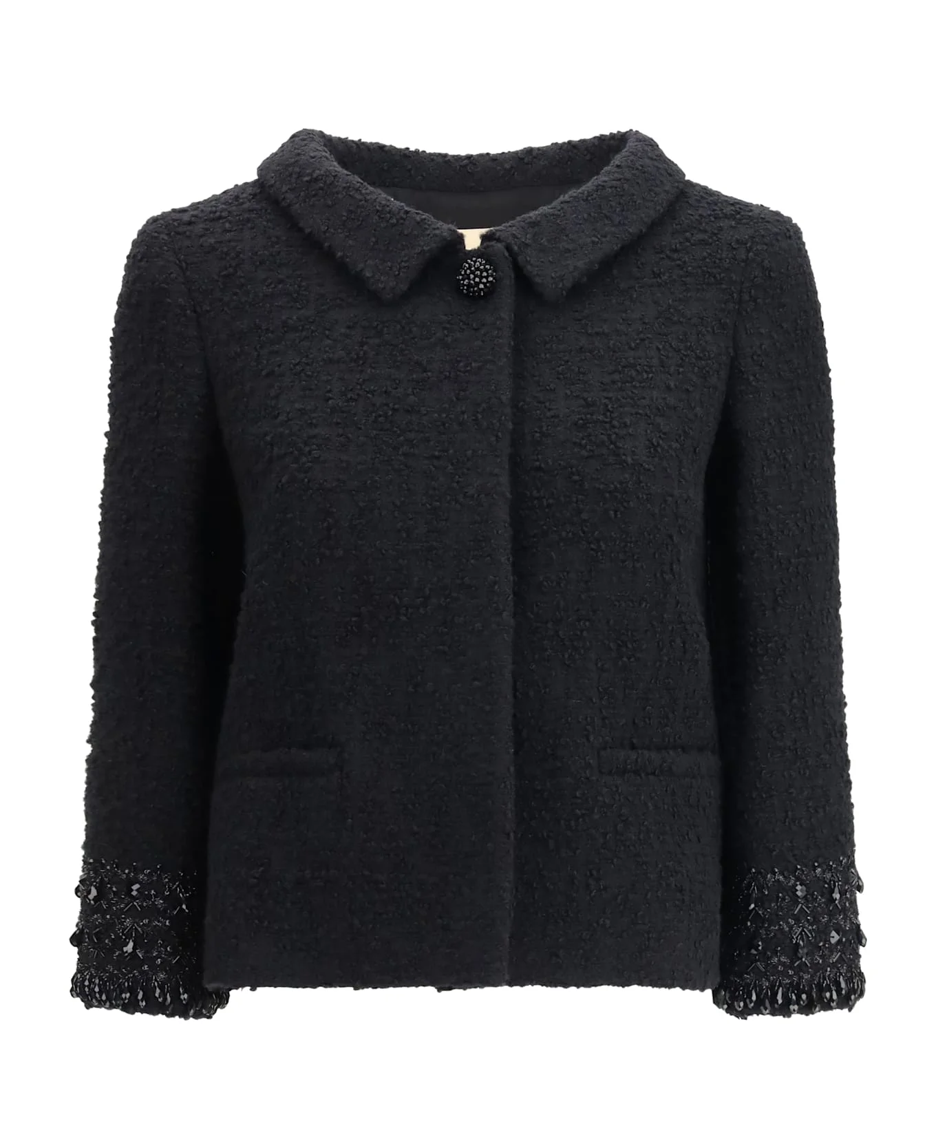 Tweed Virgin Wool Jacket - 1