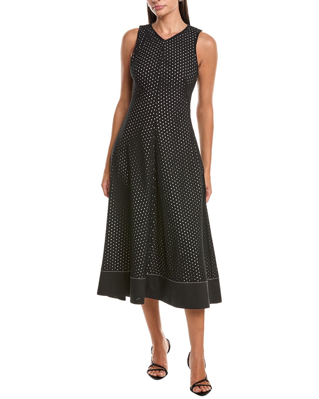 Proenza Schouler White Label Juno Eyelet Midi Dress - 1