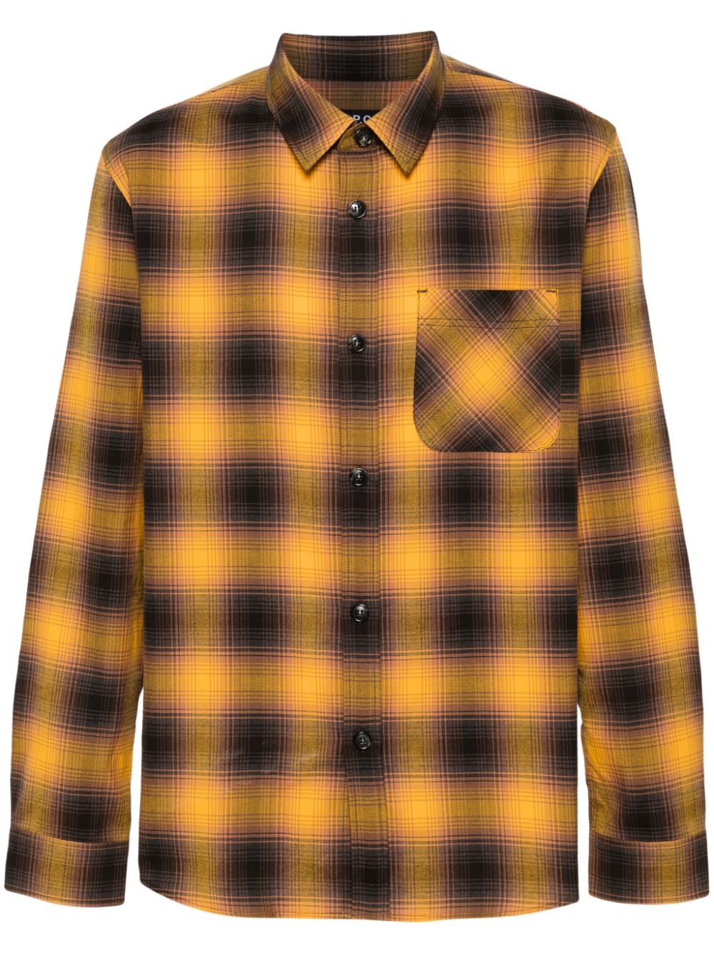 Trek checked cotton shirt - 1