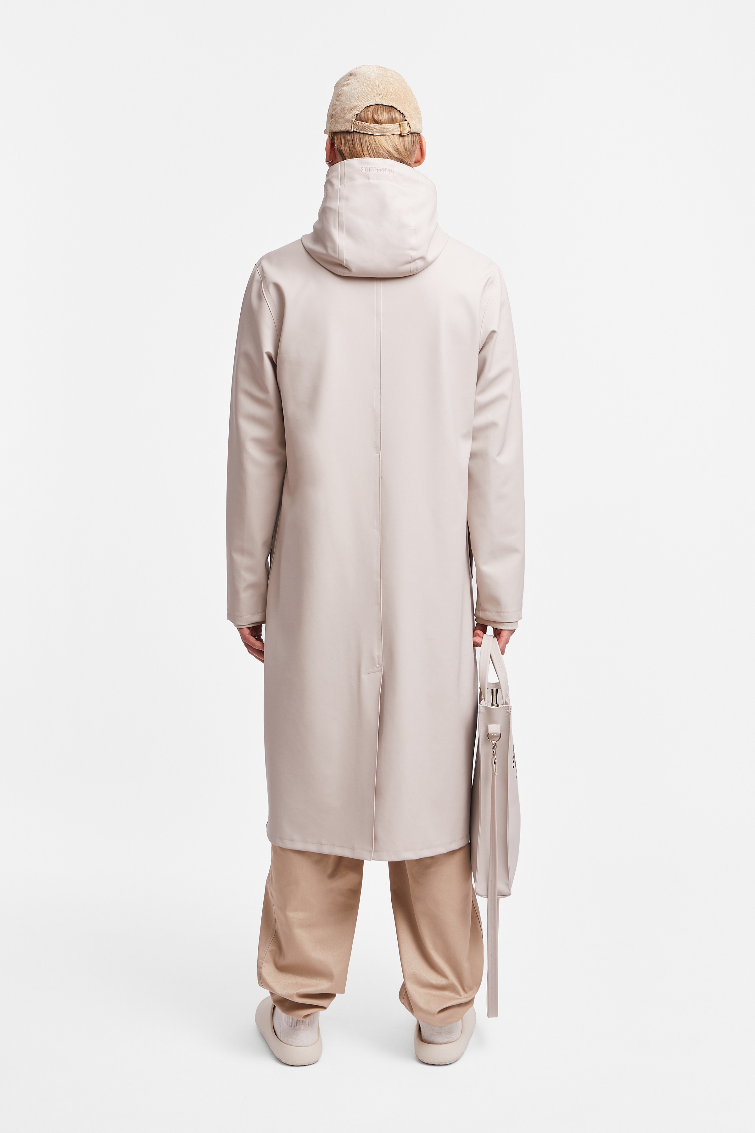 Stockholm Long Raincoat Light Sand - 4