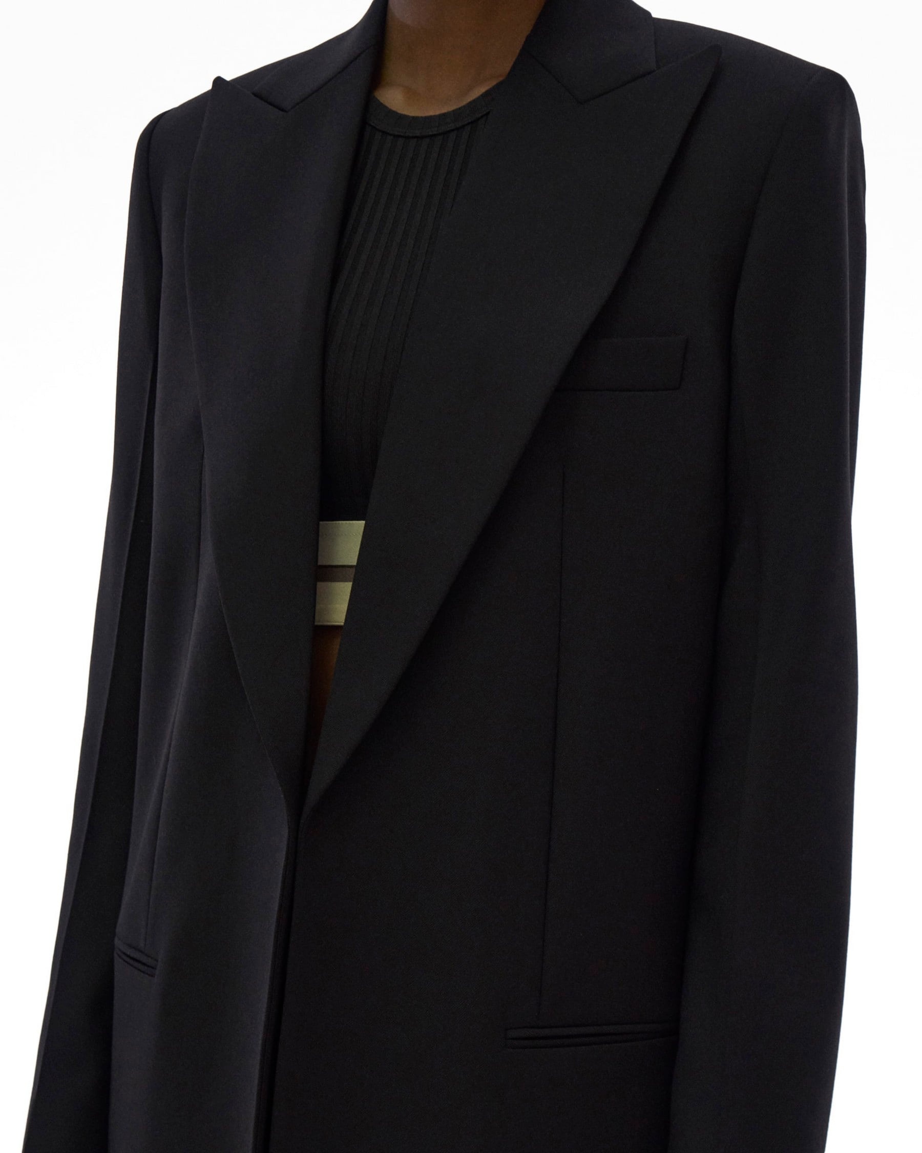 STRETCH WOOL BLAZER - 6