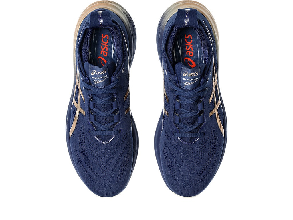 ASICS Gel-Nimbus 26 Sneakers 'Navy Silver Gold' 1011B946-400 - 4