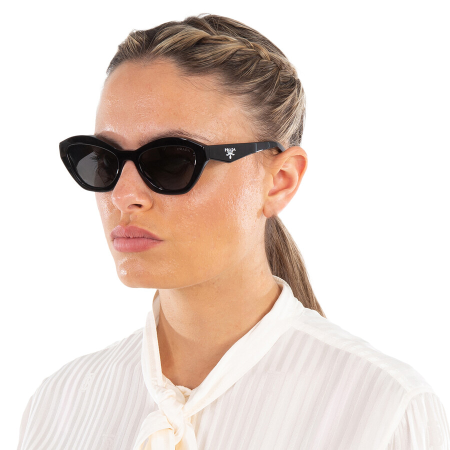 Prada Dark Grey Cat Eye Ladies Sunglasses PR A02S 16K08Z - 2