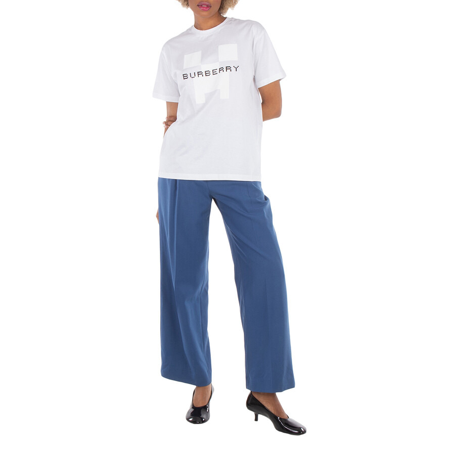 Burberry x Minecraft Logo Print Cotton Oversized T-shirt - 5