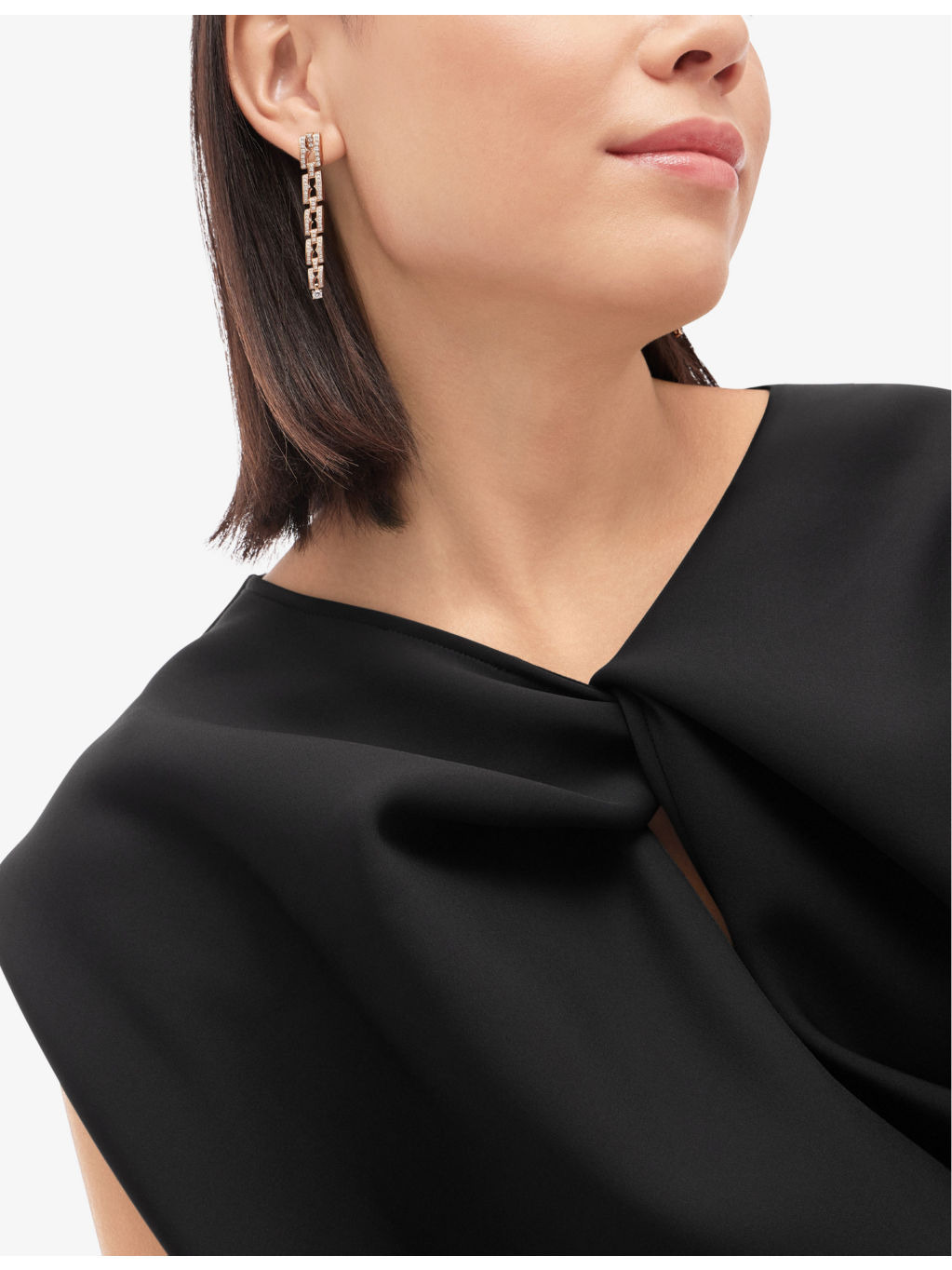 B.zero1 18ct rose-gold and 1.41ct brilliant-cut diamond drop earrings - 5