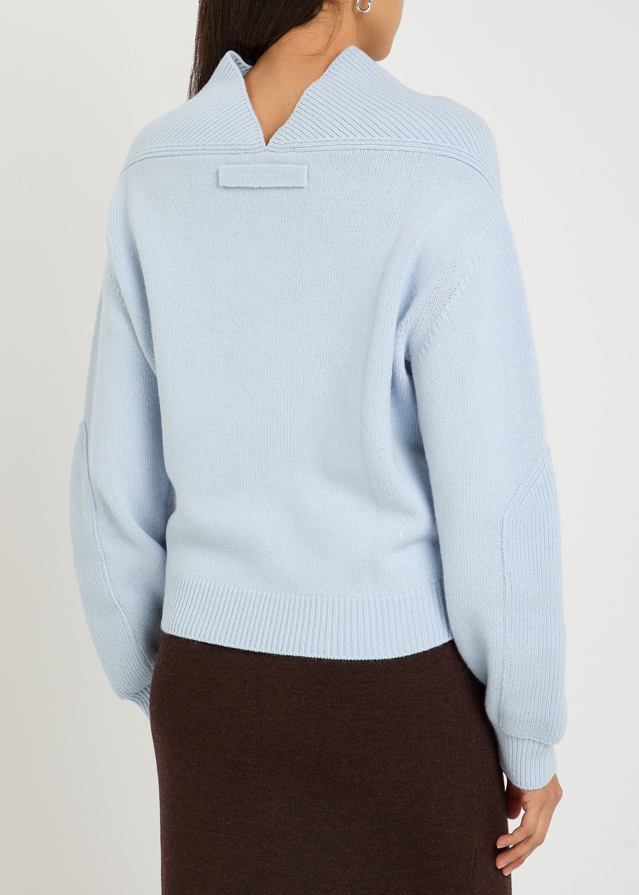 Victoria Beckham Panelled Wool-blend Knit Jumper - 3