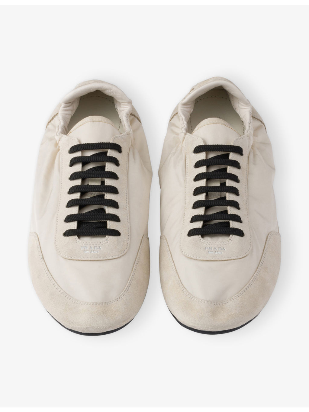 Collapse Re-Nylon and Suede Low-Top Trainers - 3