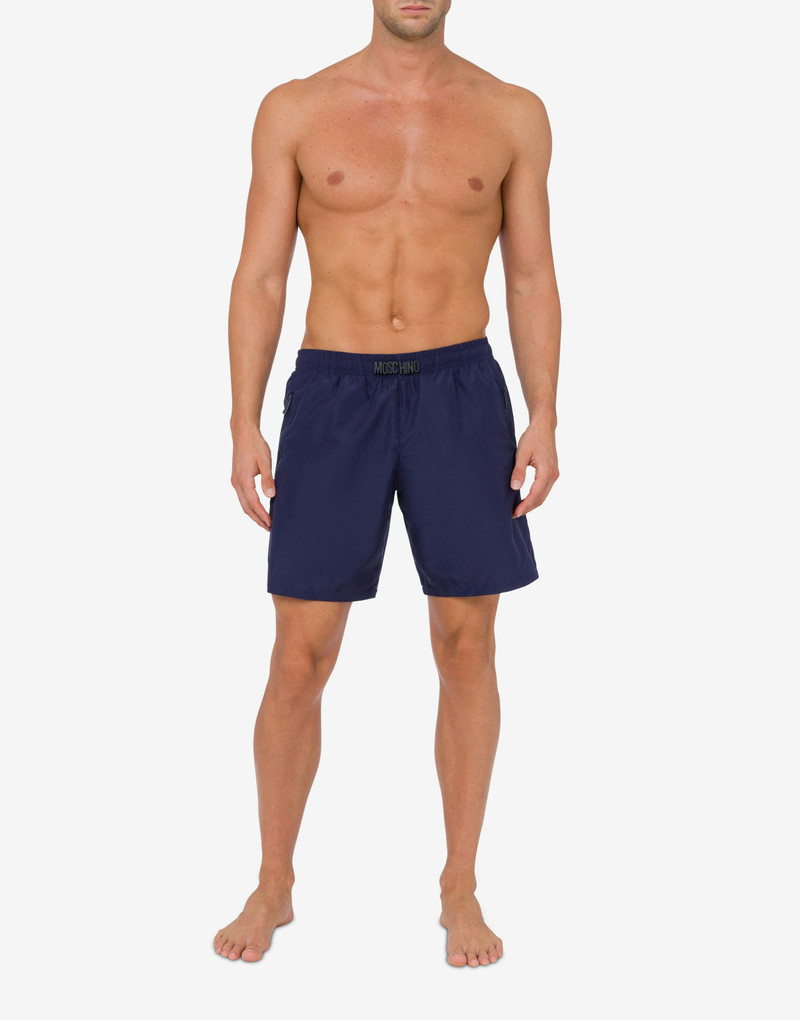 Moschino SWIM BOXER BLACK LETTERING outlook
