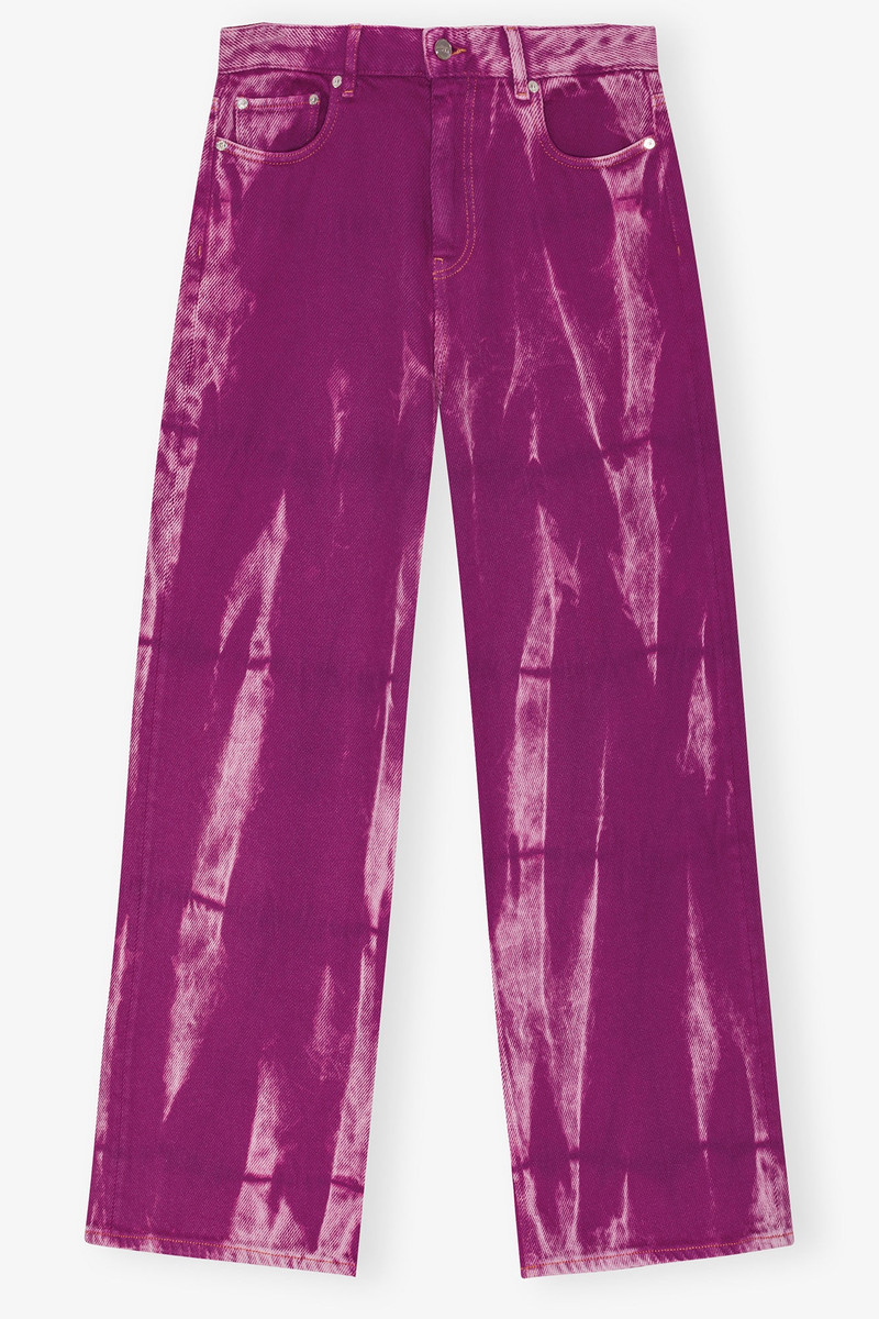 PURPLE OVERDYED HEAVY DENIM MARRI 1