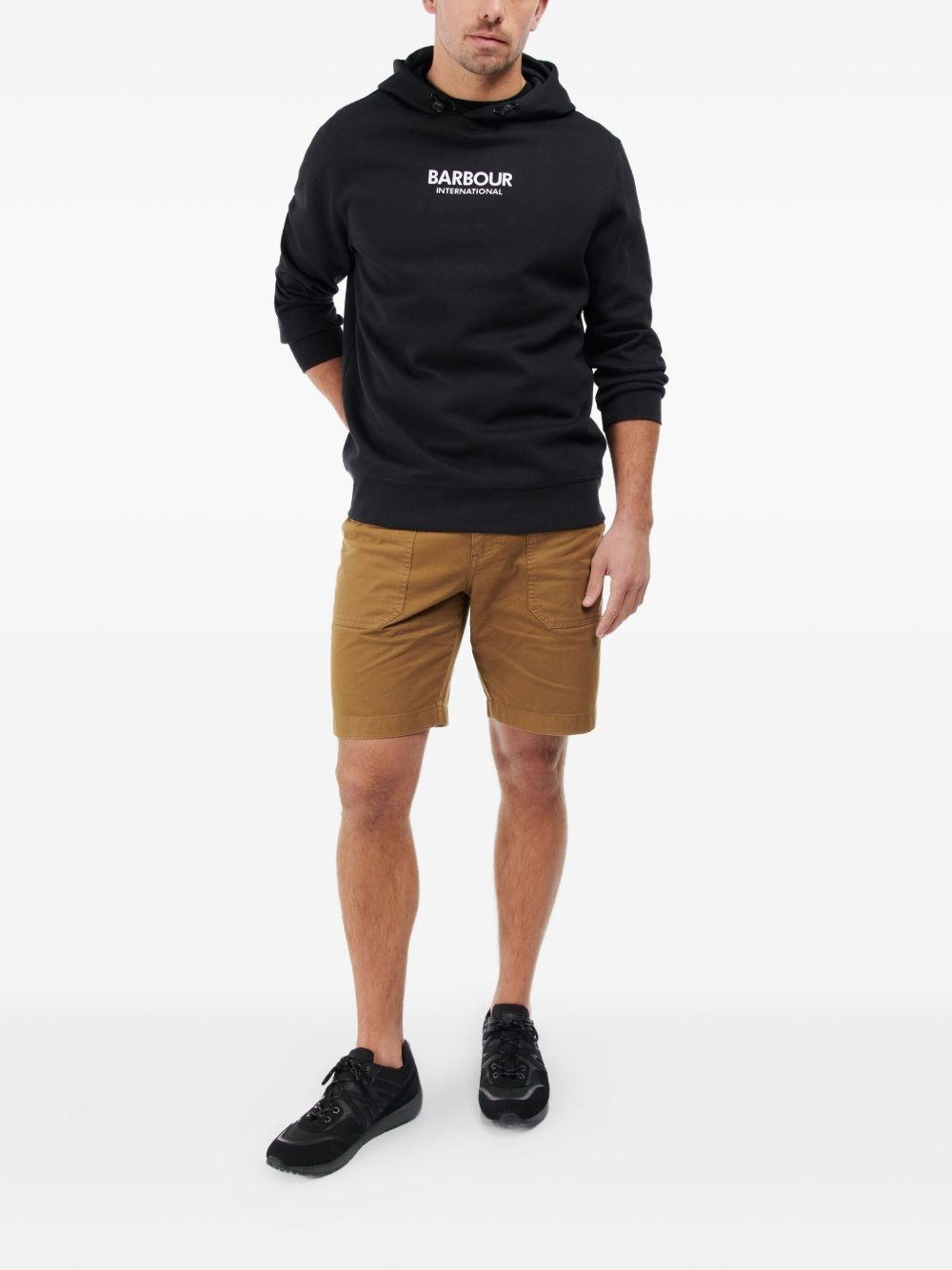 logo-embroidered hoodie - 2