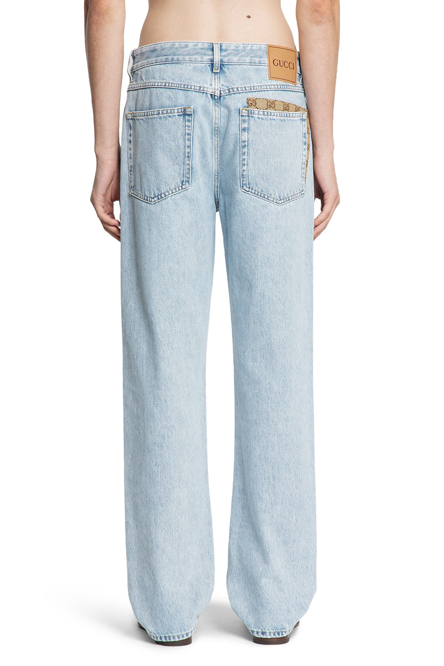Denim-And-Gg-Canvas-5-Pocket-Jeans - 3