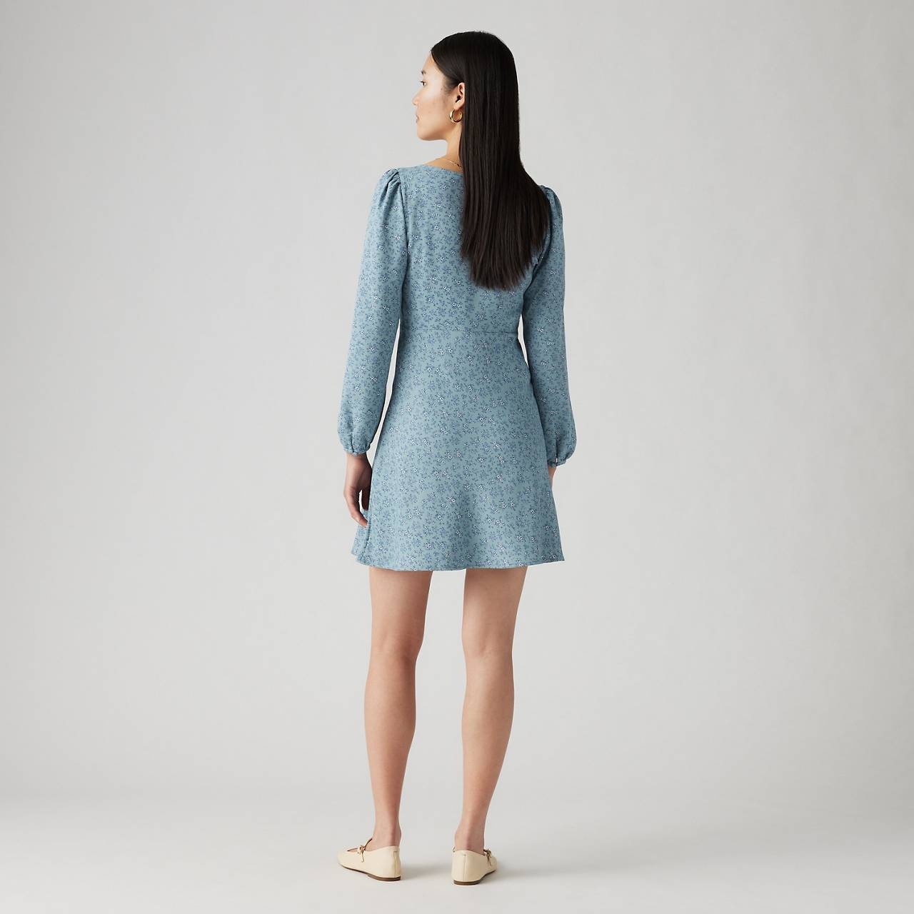 DELRAY LONG SLEEVE MINI DRESS - 4