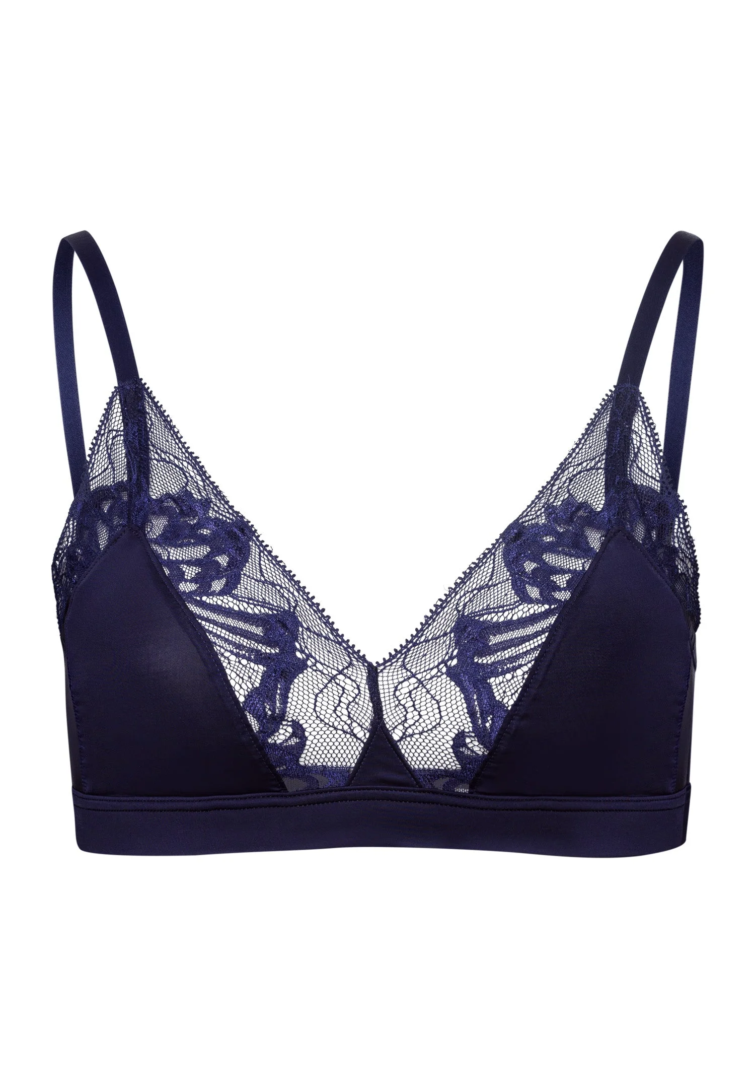 Eva Lace Trim Soft Cup Bra - 1